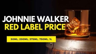 Johnnie walker red label price in Delhi (Updated) 50ml, 200ml, 375ml, 750ml, 1L