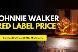 Johnnie walker red label price in Delhi (Updated) 50ml, 200ml, 375ml, 750ml, 1L