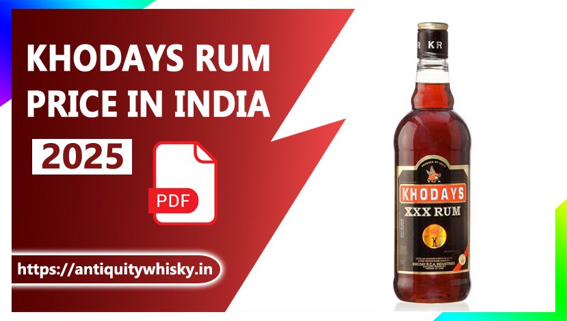 Khodays Rum Price in India 2025
